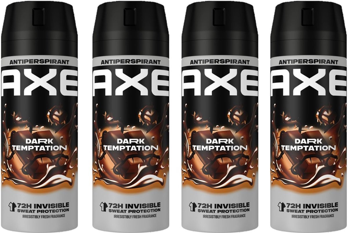 AXE Deo Spray - Dark Temptation Dry - 4 x 150 ml