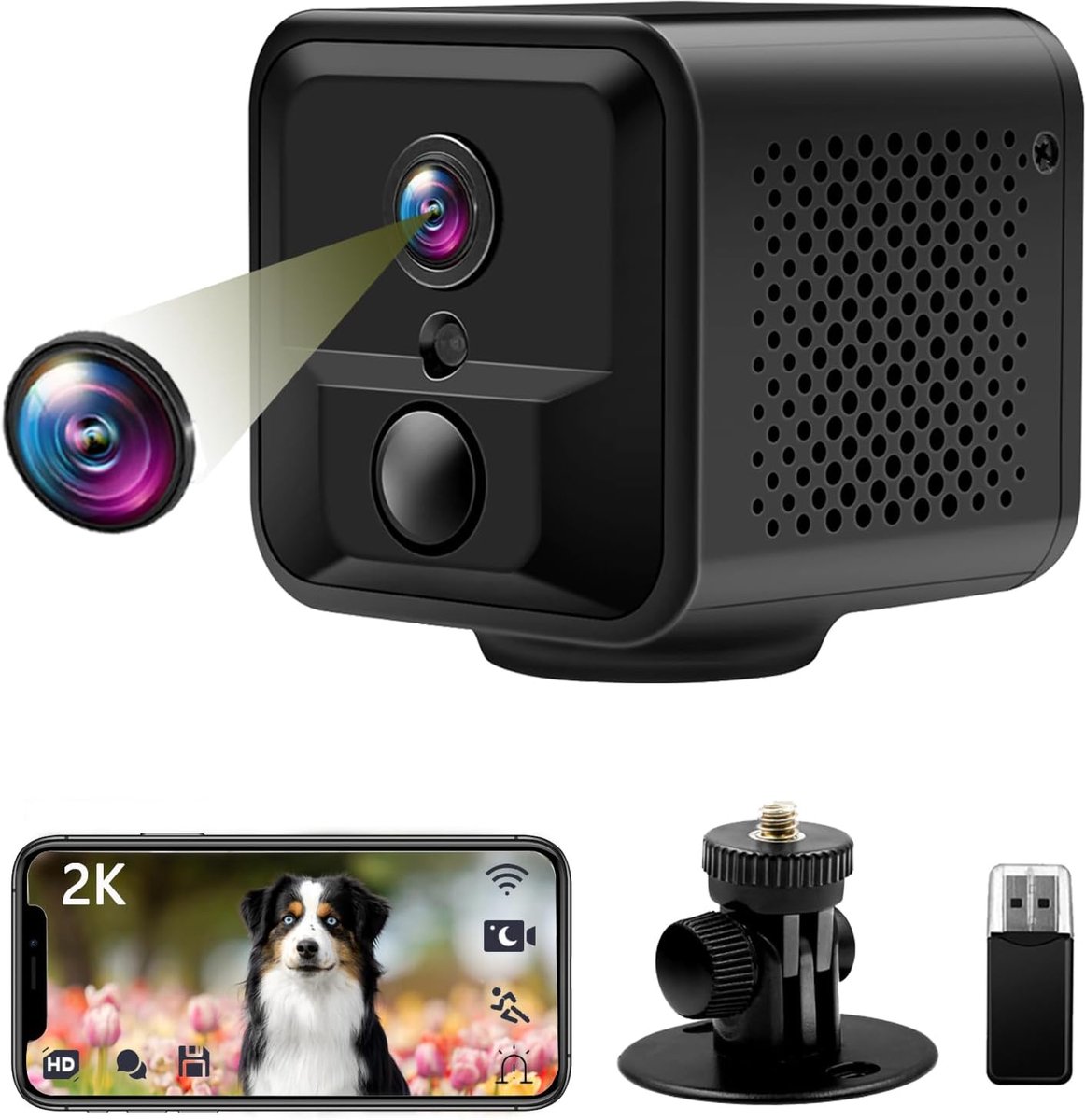 Lexium Verborgen Camera - Spionage Camera - Geheime Camera - Spy Camera - Spycamera - Spion Camera - Verborgen Mini Camera - Spy Camera Mini - Afluisteren - Afluisterapparatuur