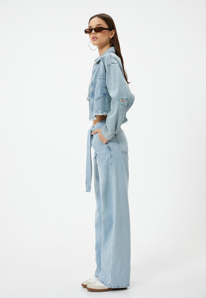 Denim Brede pijpen Regular-fit-Jeans