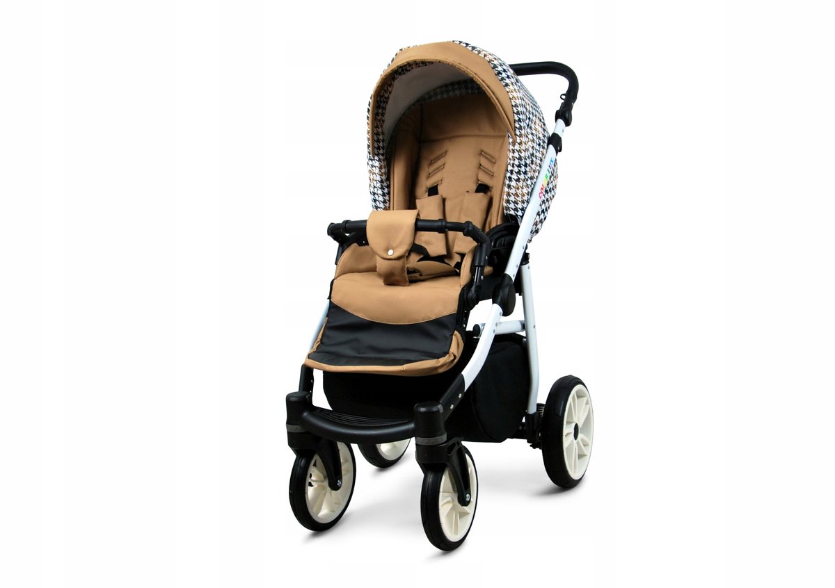 BabyLux® COLORLUX 3in1 Kinderwagen - Opklapbaar met Reiswieg - afbeelding 2