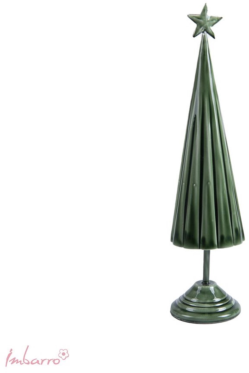 Imbarro - Decoratieve Kerstboom - Boom - Kerstboom - Groen - Metaal - Cady - 11x47.50