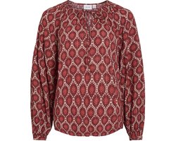 VILA - VIECORA ELVA V-NECK LS TOP - Dames - Blouses