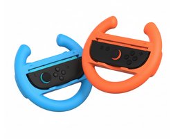 ARKAIA - Geschikt voor Nintendo Switch 1 en 2 – Joy Con Stuurset – Oranje / Blauw