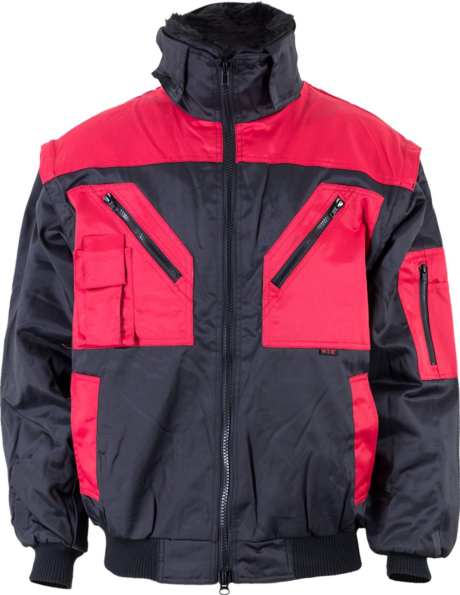 Craftland kleding rode pilotenjas