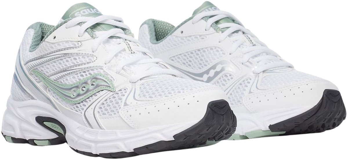 Saucony Ride Millennium wit - lichtgroen - zilver