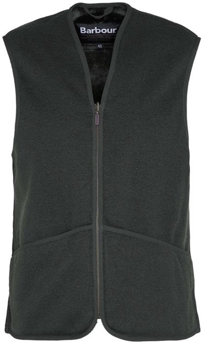 Barbour Warm Pile Waistcoat Zip-In Liner MLI0004 Groen