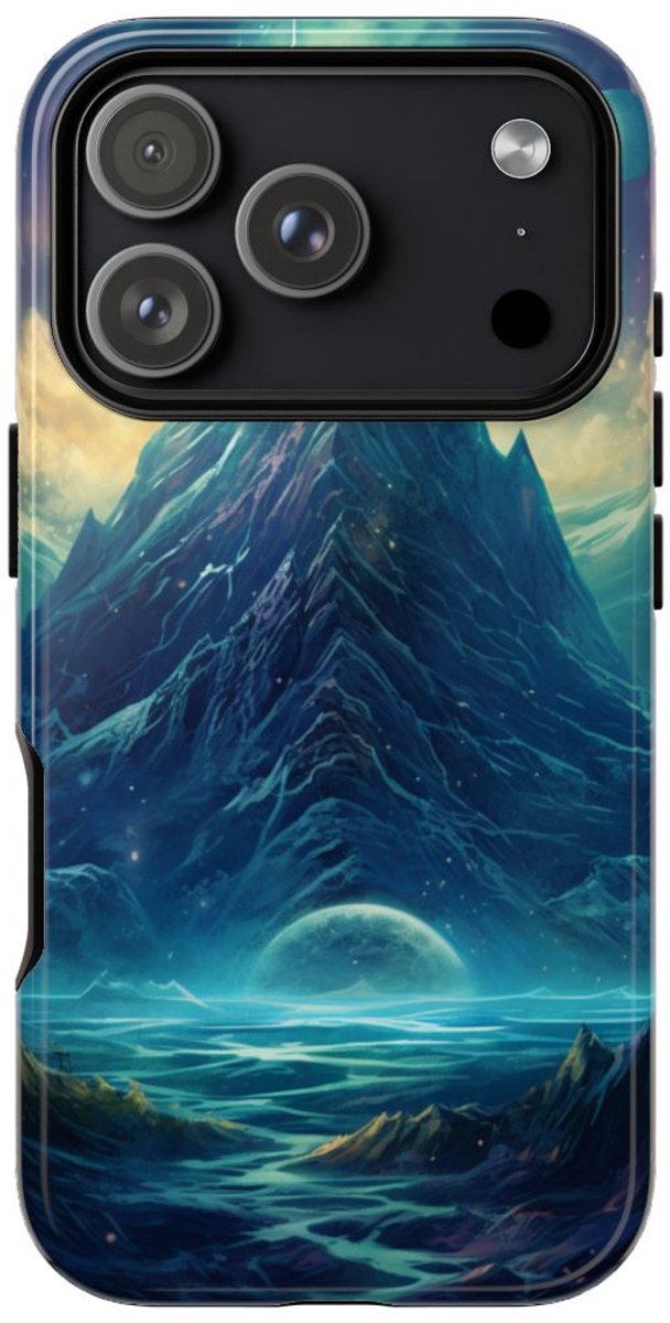 Sprookjesachtig Kosmisch Bergenlandschap – Telefoonhoesje Geschikt voor iPhone 17 Pro
