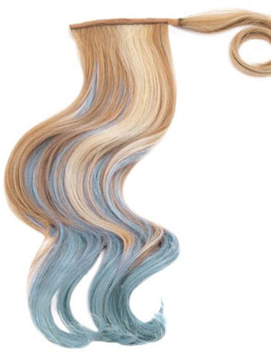 Hairdo - HairUWear – Color splash Wrap Around Pony – paardenstaart extensions - 23inch (55cm)