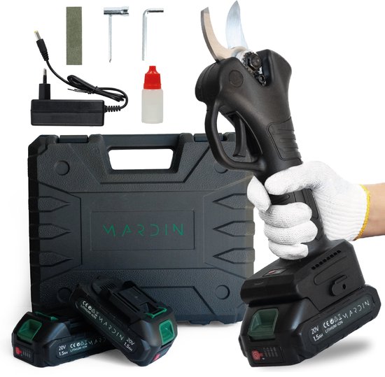 Mardin Accu snoeischaar - Zwart