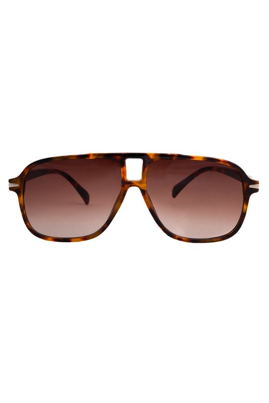 KIMU Motor Pilotenbril Dun - Tortoise Bruin Montuur Kunststof - Bruine Gradient Glazen - Zonnebril Bril Motorbril Retro Heren Dames Festival van Merkloos — afbeelding 3