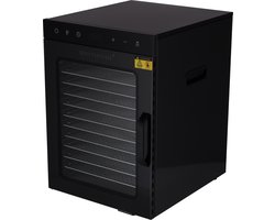Wartmann Droogoven , voedseldroger, dehydrator / WM-2512 DH / 12 laden / zwart roestvrijstaal