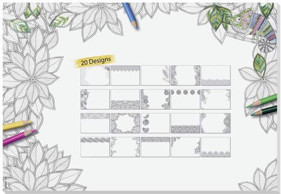 Foto: Sigel bureau onderlegger 59 5x41cm volwassen kleuren 20 vel ongedateerd si ho580