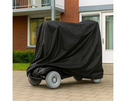 Maxxcovers Scootmobiel Hoes - Zwart - Afdekhoes - Regenhoes - Maat L