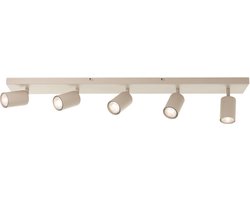 Brilliant Jello - Plafondlamp - LED GU10 5x5W - 350 lm - 3000K - Dimbaar - Champagne