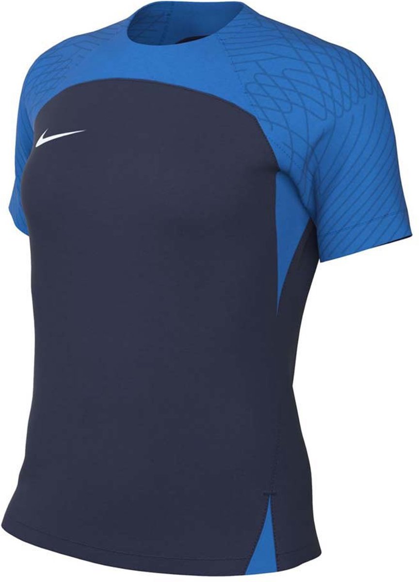 Nike Dri-fit Strike Iii T-shirt Met Korte Mouwen Blauw S Vrouw