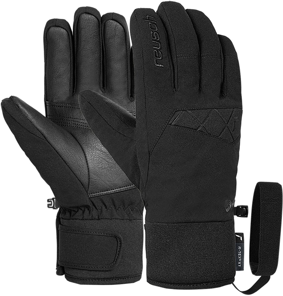 Reusch Malone R-TEX® XT Skihandschoenen Senior Zwart