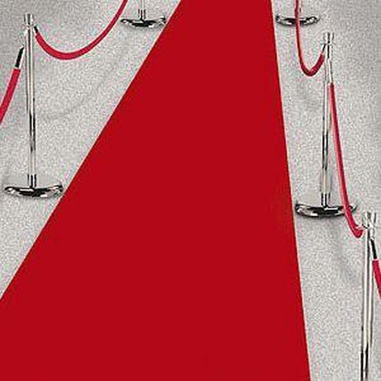 3x Tapis rouge 450 x 50 cm - Décoration fête de gala