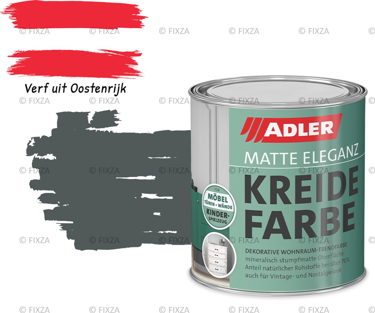 ADLER Vivido Krijtverf – Gentiaan – Duurzame matte verf voor hout, meubels, deuren, metaal en kunststof – 375 ml