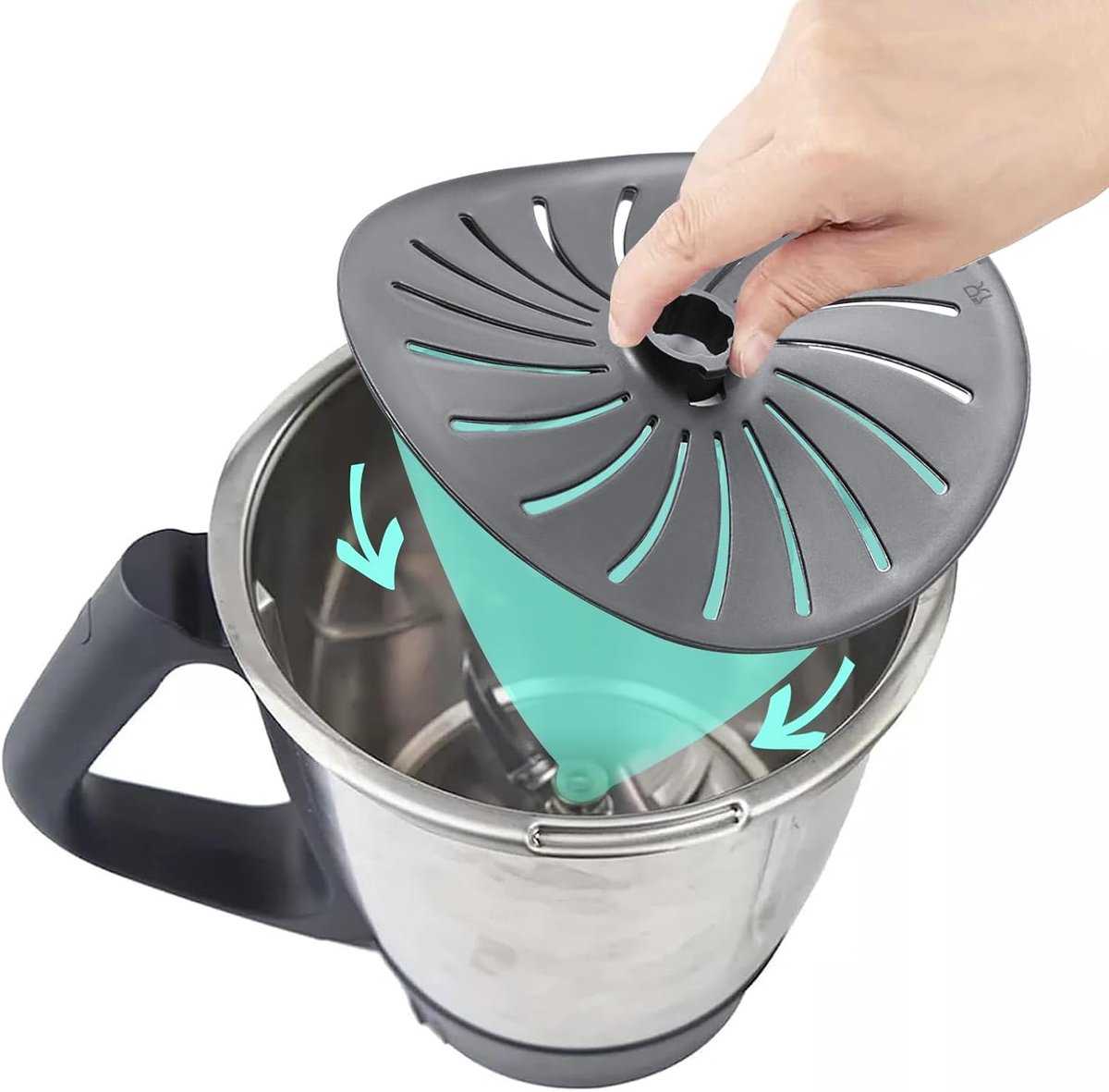 Kookschijf en mesbeschermkap voor Vorerk , slow cooking, sous vide