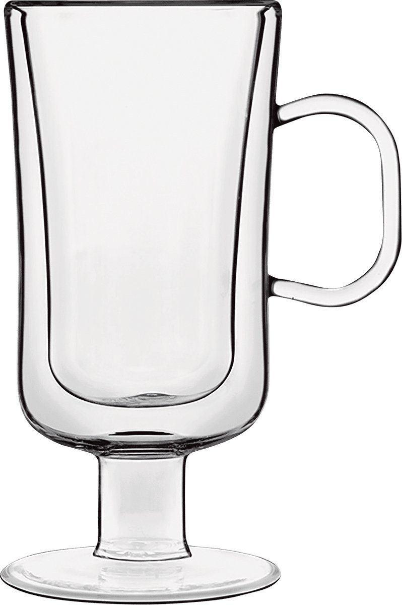 Luigi Bormioli Irish Coffee Glas 25cl - Dubbelwandig Thermisch Glas - 2 stuks