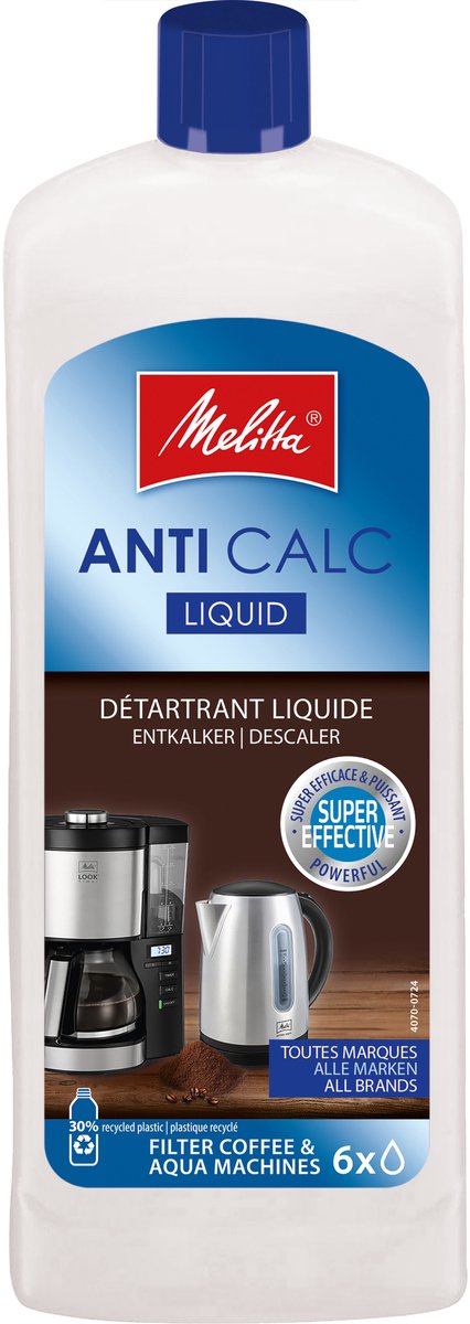 Melitta Ontkalker Liquide 250 ml — afbeelding 1