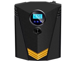 EAFC Autobanden Compressor Bandenpomp - Luchtcompressor 12V - Elektrische Bandenpomp - Fiets - Auto - Motor - Bal - Luchtbed - Met 4 Opzet Stukken - Sinterklaas cadeau auto