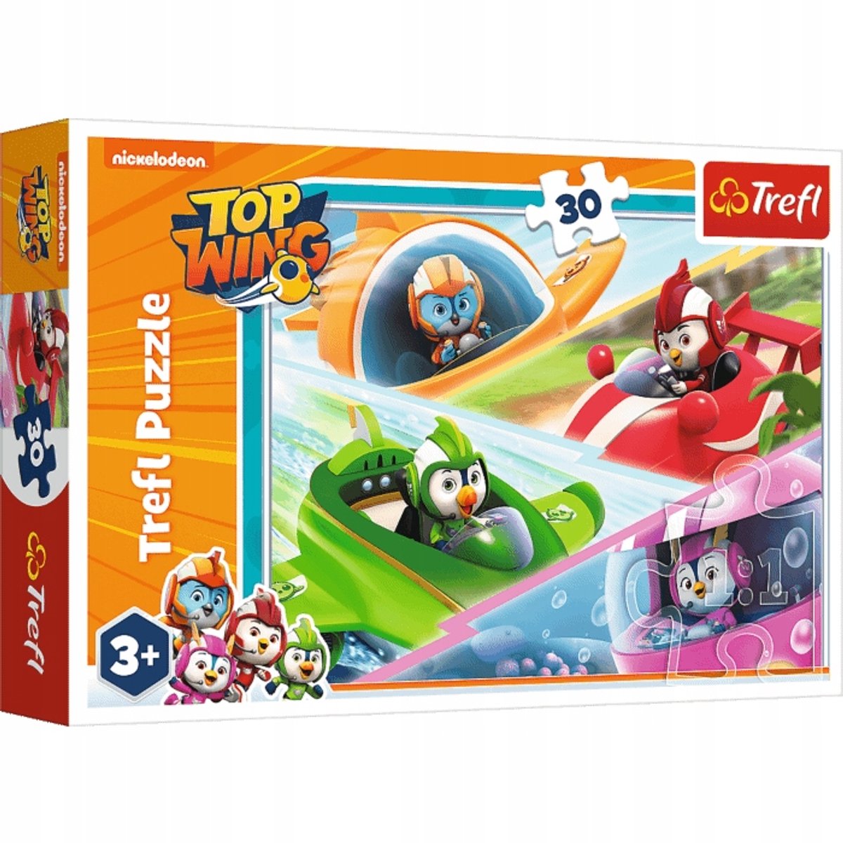 Trefl TOP WINGS Puzzel 30 Stukken - Vliegende Avontuur