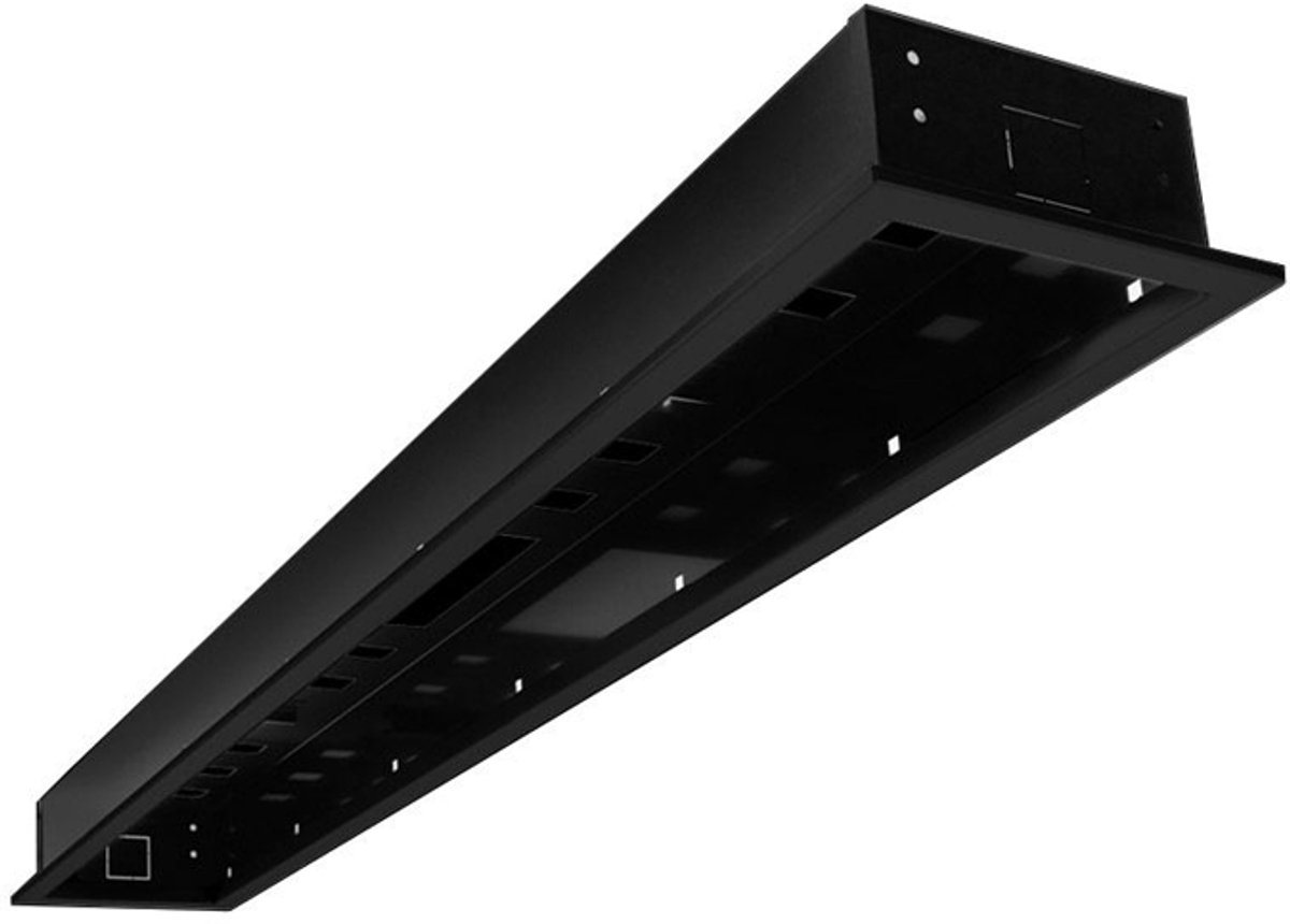 Heatstrip Inbouwframe Behuizing Flushmount Zwart Voor 3600W model type Design zonder afstandsbediening