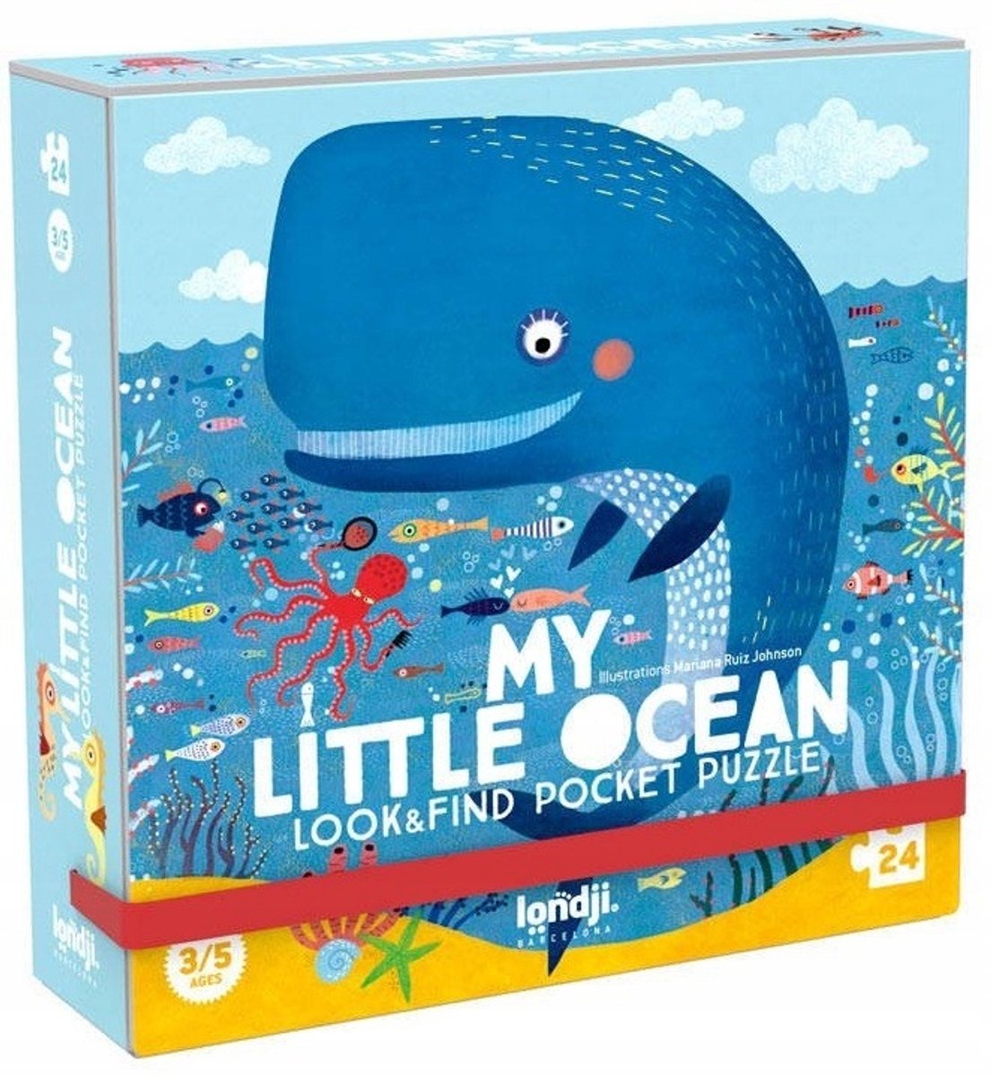 Mijn Kleine Oceaan Puzzel 24 Stuks - Londji