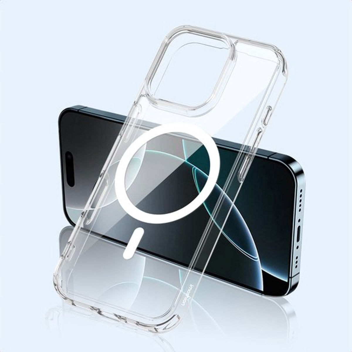 Luxe Magsafe-ondersteunde Back Cover + Screenprotectorvoor iPhone 16 Pro