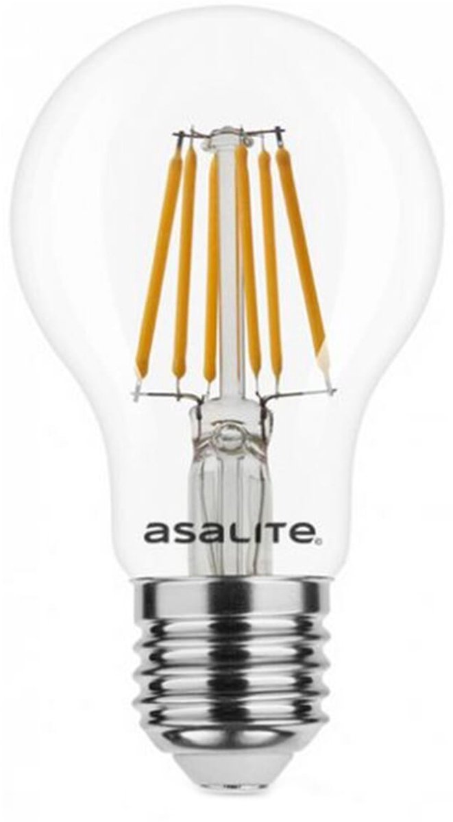 Asalite LED Lamp A60 E27 Fitting - 6W = 50W - 660 Lumen - 2700K Warm Wit Licht - Niet Dimbaar - 220-240V - Energiezuinig