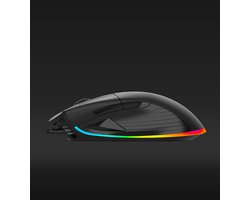 AQIRYS Acrux Gaming Muis – Ergonomisch Rechts - 10000+ DPI Sensor - RGB Verlichting