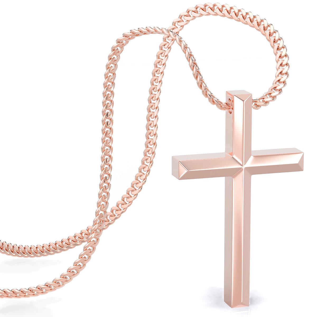 SERASAR Premium ketting dames [Light] | Roestvrij 316L chirurgisch staal | Waterdicht | Verstelbare lengte | Kleur: roségoud | Inclusief sieradendoosje