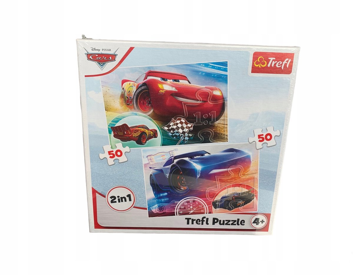 Auto's 3 puzzel 100 stukjes - 2 afbeeldingen