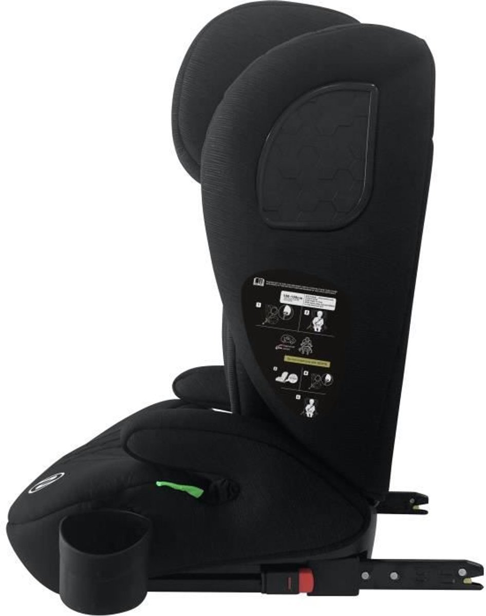 Isofix autostoel - NANIA - BARI - Groep 2/3 - I-maat - Zwart