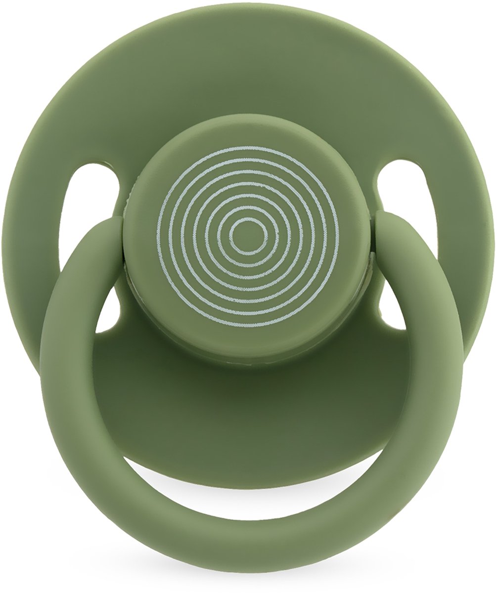 Weebaby Cool Groen No.1 0-6 mnd Ronde Siliconen Fopspeen