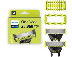 Philips OneBlade 360 Blade Body Kit - Vervangmesjes Body Kit - 2 stuks - QP624/50