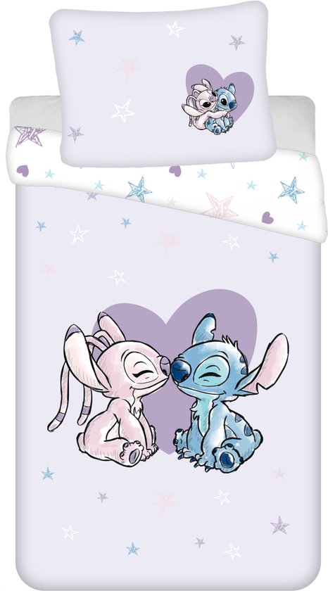 Lilo & Stitch Housse de Couette + Hoeslaken - Violet