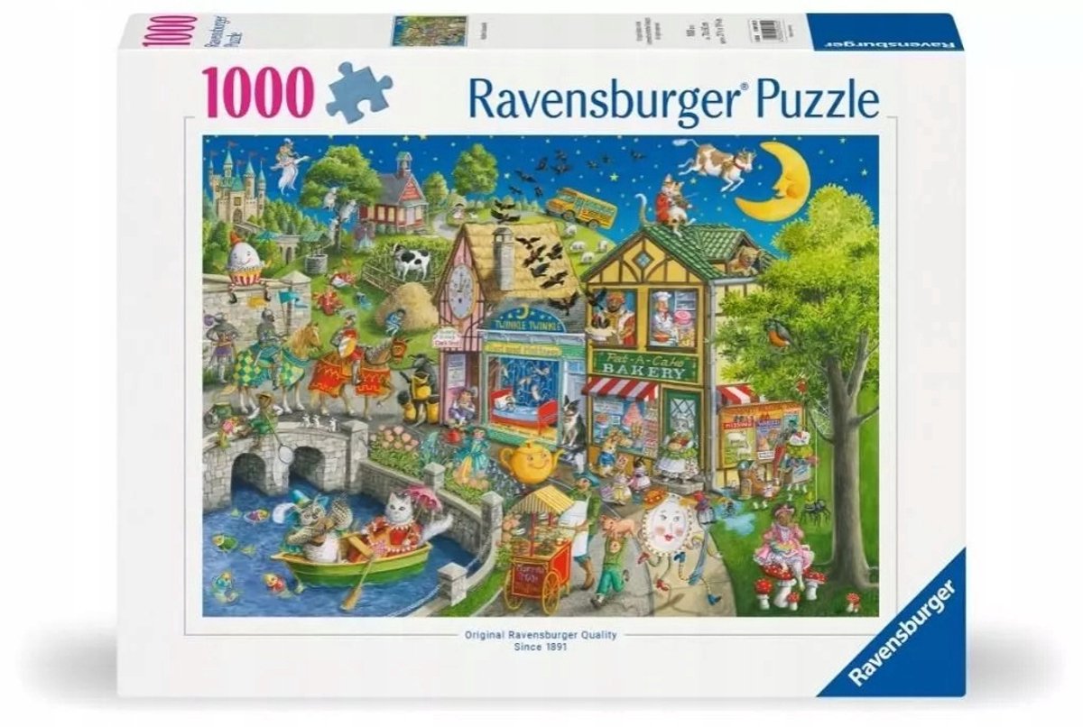 Ravensburger Mother Gooseville 2D Puzzel - 1000 Stukjes