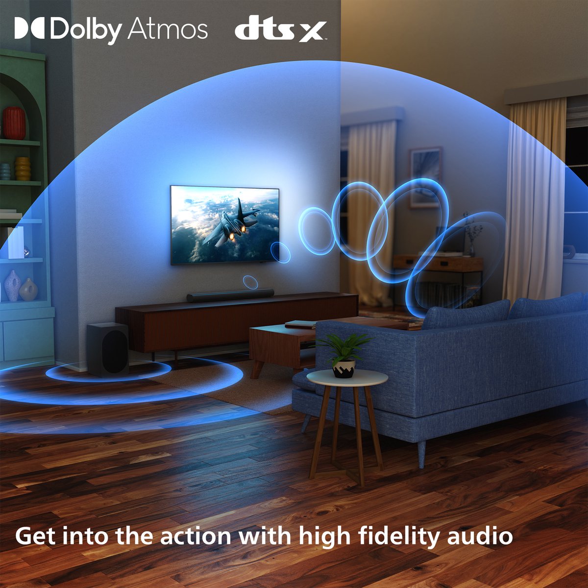 Philips Tab6100 Soundbar 400W Zilver - afbeelding 2