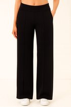 Smith & Solo Joggingbroek Dames - Broek Viscose Volwassenen Rechte Pijp - Zwart XL