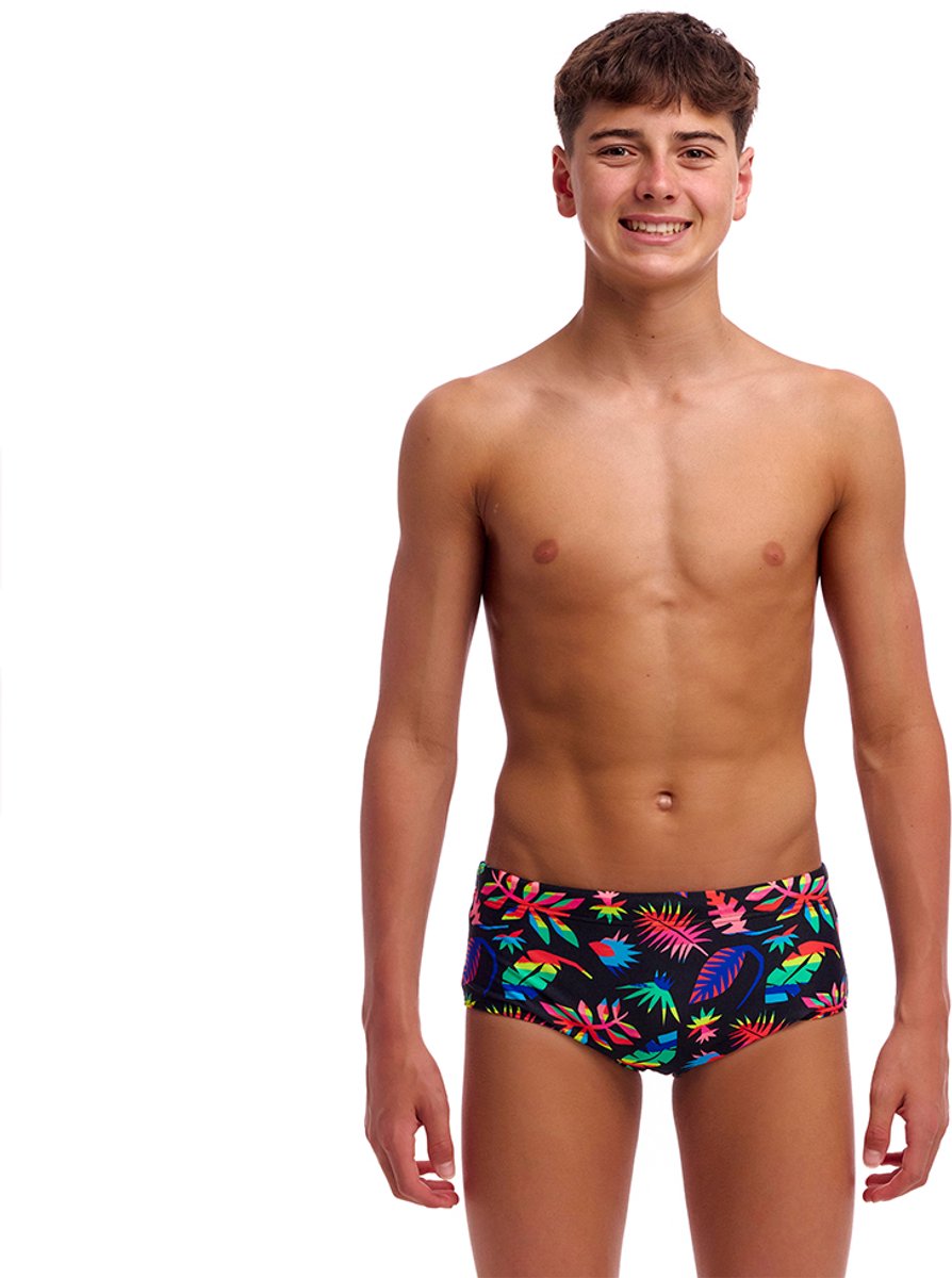 Funky Trunks Sidewinder Trunks Zwemboxer Zwart AUS 26 Jongen