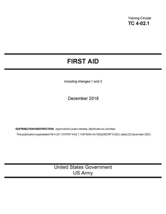 Training Circular TC 4-02.1 First Aid including changes 1 an ... - cover