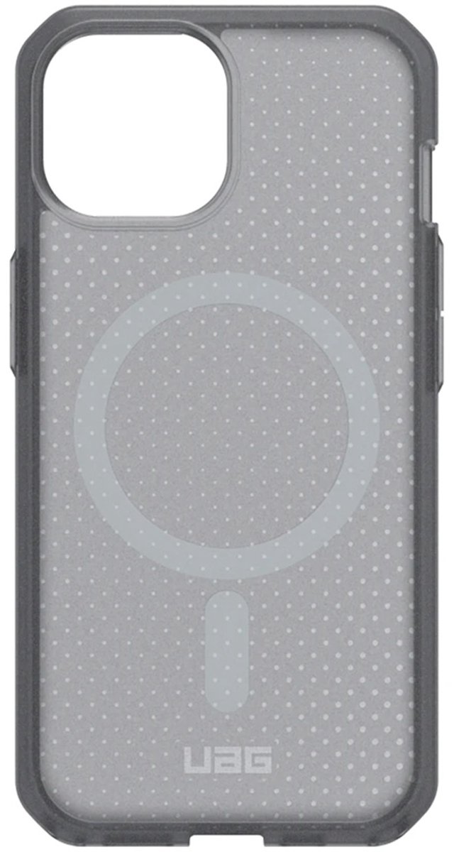UAG Dot Case geschikt voor MagSafe geschikt voor iPhone 17e / 16e / 15 / 14 / 13 - Ash