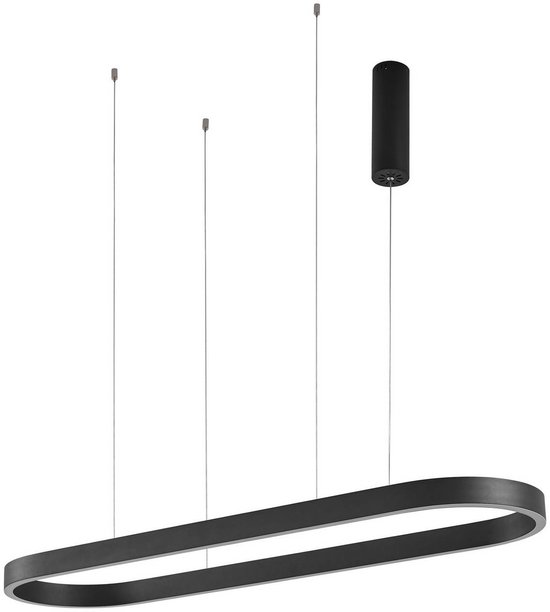 Lucande LED Juvia met bewegingssensor (modern) in Zwart uit aluminium, inclusief lichtbron