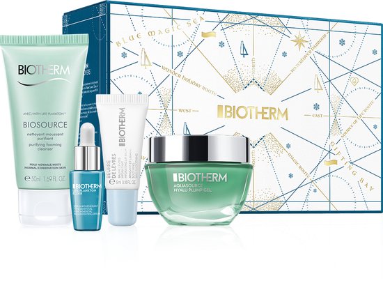 Biotherm Aquasource Hyalu Plump Holiday Set, hydrateren - 4 stuks