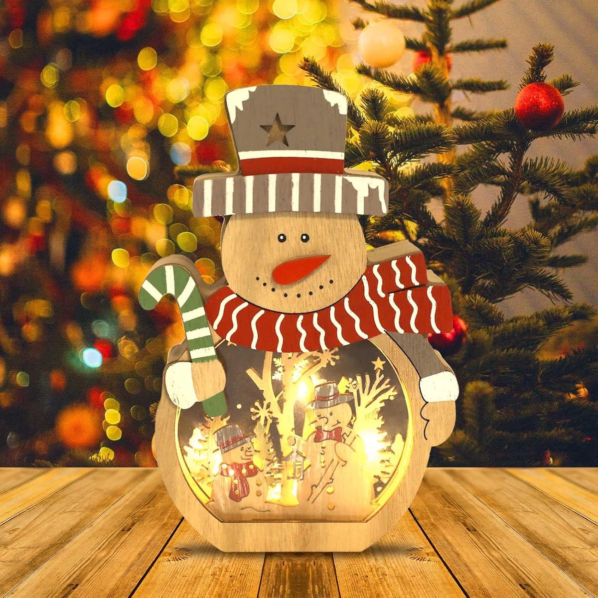 Kerst LED ornamenten Kerstversiering verlichte ornamenten
