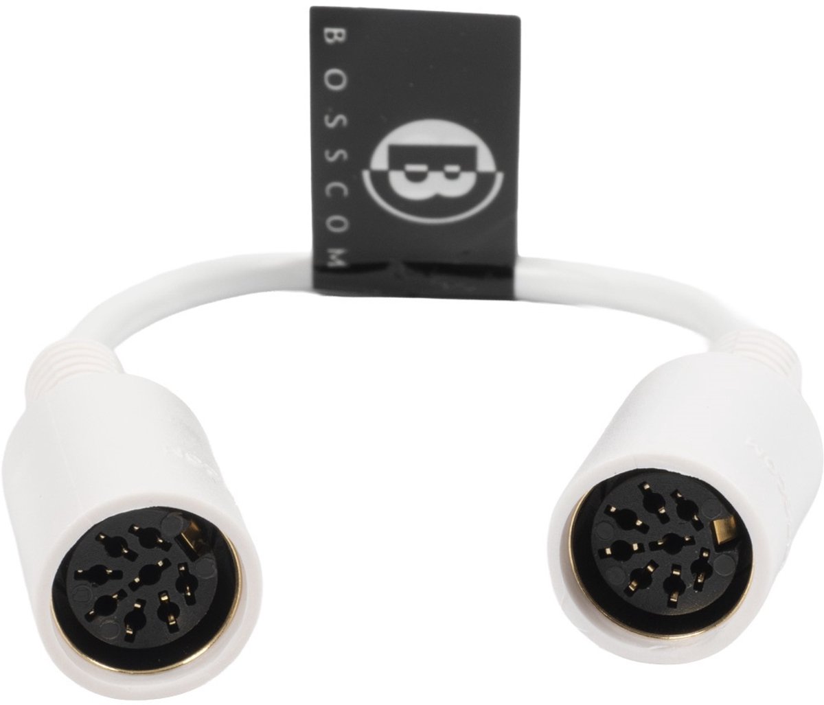 BOSSCOM DIN 8-pins / Powerlink PL8 koppelstuk voor B&O | wit | 0,10 meter