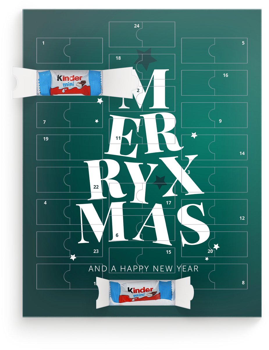Kinder Adventskalender Chocolade - Adventkalender 2025 - 24 overheerlijke Kinder Bueno Chocolaatjes - Verschillende smaken - Het ultieme kerstcadeau