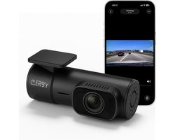 Clerby - Dashcam Mini 2K - Auto Nachtzicht - Botsingdetectie - Zwart